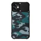 Camouflage Sliding Camshield TPU Phone Protective Case For iPhone 12 Pro Max(Green) - 1