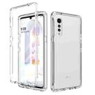 For LG Velvet Shockproof High Transparency Two-color Gradual Change PC+TPU Candy Colors Phone Protective Case(Transparent) - 1