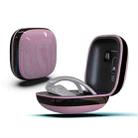 Mirror Surface Silicone + PC Wireless Earphone Protective Case for Beats Powerbeats Pro(Pink+Black) - 1