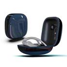 Mirror Surface Silicone + PC Wireless Earphone Protective Case for Beats Powerbeats Pro(Dark Blue+Black) - 1