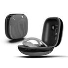 Mirror Surface Silicone + PC Wireless Earphone Protective Case for Beats Powerbeats Pro(Grey+Black) - 1