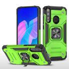 For Huawei Y7P Magnetic Armor Shockproof Phone Case with Metal Ring Holder(Green) - 1