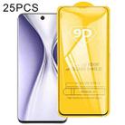 For Honor X20 SE 25 PCS 9D Full Glue Full Screen Tempered Glass Film - 1