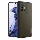 For Xiaomi 11T / 11T Pro DUX DUCIS Fino Series PU + TPU Protective Phone Case(Green) - 1