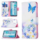 For vivo Y21 Colored Drawing Pattern Horizontal Flip Phone Leather Case with Holder & Card Slots & Wallet(Butterfly Love) - 1