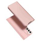 For Samsung Galaxy S22 5G DUX DUCIS Skin Pro Series Horizontal Flip Leather Phone Case with Holder & Card Slots(Rose Gold) - 1