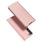 For Samsung Galaxy S22+ 5G DUX DUCIS Skin Pro Series Horizontal Flip Leather Phone Case with Holder & Card Slots(Rose Gold) - 1