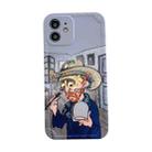 Shockproof Oil Painting TPU Phone Case For iPhone 13(Face Painting) - 1