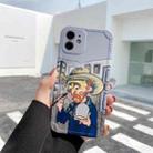 Shockproof Oil Painting TPU Phone Case For iPhone 13 Pro(Face Painting) - 2