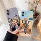 Shockproof Oil Painting TPU Phone Case For iPhone 13 Pro(Face Painting) - 5