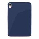 Liquid Silicone Shockproof Full Coverage Tablet Protective Case For iPad mini 6(Dark Blue) - 1