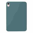 For iPad mini 6 Liquid Silicone Shockproof Full Coverage Tablet Protective Case(Dark Green) - 1