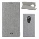 For Nokia 6.2 & 7.2 ViLi Shockproof TPU + PU Horizontal Flip Protective Case with Card Slot & Holder(Grey) - 1