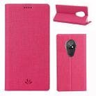 For Nokia 6.2 & 7.2 ViLi Shockproof TPU + PU Horizontal Flip Protective Case with Card Slot & Holder(Rose Red) - 1