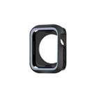 Two-color Shockproof Protective Case For Apple Watch Series 9 / 8 / 7 41mm(Blue Grey) - 1