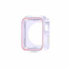 Two-color Shockproof Protective Case For Apple Watch Series 9 / 8 / 7 41mm(Light Pink) - 1