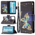 For vivo Y21 Colored Drawing Pattern Zipper Horizontal Flip Phone Leather Case with Holder & Card Slots & Wallet(Big Butterfly) - 1