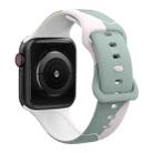 Morandi Series 8-buckle Silicone Strap Watch Band For Apple Watch Ultra 49mm / Series 8&7 45mm / SE 2&6&SE&5&4 44mm / 3&2&1 42mm(7) - 1
