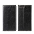 For iPhone 7 / 8 Retro Tree Bark Texture PU Magnetic Horizontal Flip Leather Case with Holder & Card Slots & Wallet(Black) - 1