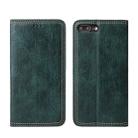 For iPhone 7 / 8 Retro Tree Bark Texture PU Magnetic Horizontal Flip Leather Case with Holder & Card Slots & Wallet(Green) - 1