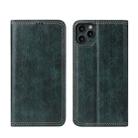 For iPhone 11 Pro Retro Tree Bark Texture PU Magnetic Horizontal Flip Leather Case with Holder & Card Slots & Wallet(Green) - 1