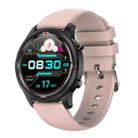 TW26 1.28 inch IPS Touch Screen IP67 Waterproof Smart Watch, Support Sleep Monitoring / Heart Rate Monitoring / Dual Mode Call / Blood Oxygen Monitoring, Style: Silicone Strap(Rose Gold) - 1