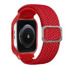 TPU Frame Buckle Braid Integrated Watch Band For Apple Watch Series 6 & SE & 5 & 4 40mm / 3 & 2 & 1 38mm(Red) - 1
