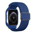 TPU Frame Buckle Braid Integrated Watch Band For Apple Watch Series 6 & SE & 5 & 4 40mm / 3 & 2 & 1 38mm(Blue) - 1