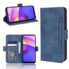 For Motorola Moto E40/E30/E20 Skin Feel Calf Pattern Horizontal Flip Leather Phone Case with Holder & Card Slots & Photo Frame(Blue) - 1