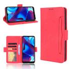 For Motorola Moto G Pure Skin Feel Calf Pattern Horizontal Flip Leather Phone Case with Holder & Card Slots & Photo Frame(Red) - 1