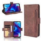 For Motorola Moto G Pure Skin Feel Calf Pattern Horizontal Flip Leather Phone Case with Holder & Card Slots & Photo Frame(Brown) - 1