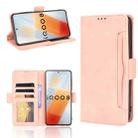 For vivo iQOO 8 Skin Feel Calf Pattern Horizontal Flip Leather Phone Case with Holder & Card Slots & Photo Frame(Pink) - 1
