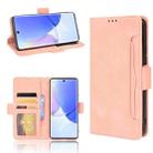 For Huawei nova 9 Skin Feel Calf Pattern Horizontal Flip Leather Phone Case with Holder & Card Slots & Photo Frame(Pink) - 1