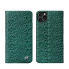 For iPhone 11 Crocodile Texture PC + TPU Horizontal Flip Leather Case with Holder & Card Slots & Wallet(Green) - 1