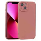 For iPhone 13 TPU Oil-sprayed Soft Phone Case(Pink) - 1