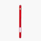 Two-hole Solid Color Silicone Stylus Protective Case For Apple Pencil 2(Red) - 1