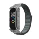 For Xiaomi Mi Band 6 / 5 / 4 / 3 Armor Nylon Strap Watch Band(Grey) - 1