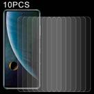 For ZTE Blade V30 10 PCS 0.26mm 9H 2.5D Tempered Glass Film - 1