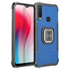 For vivo Y17 / Y12 / Y15 / Y11 2019 / Y5 2020 Fierce Warrior Series Armor Aluminum Alloy + TPU Phone Case with Ring Holder(Blue) - 1