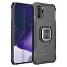 For Samsung Galaxy Note20 Ultra Fierce Warrior Series Armor Aluminum Alloy + TPU Phone Case with Ring Holder(Black) - 1