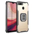 For OPPO A7 / A5S / A12 / A11K / F9 Fierce Warrior Series Armor Aluminum Alloy + TPU Phone Case with Ring Holder(Gold) - 1