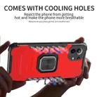 For Xiaomi Redmi Note 10 Pro / Note 10 Pro Max Fierce Warrior Series Armor Aluminum Alloy + TPU Phone Case with Ring Holder(Red) - 5