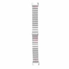 For Fitbit Charge 5 One-bead Steel Strap Watch Band(Silver) - 1