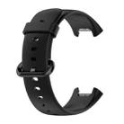 For Xiaomi Redmi Watch 2 Solid Color Silicone Strap Watch Band(Black) - 1