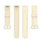 For Xiaomi Redmi Watch 2 Solid Color Silicone Strap Watch Band(Ivory White) - 2
