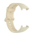 For Xiaomi Redmi Watch 2 Solid Color Silicone Strap Watch Band(Ivory White) - 3