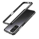 For Xiaomi Redmi Note 11 Aurora Series Lens Protector + Metal Frame Phone Case(Black Silver) - 1