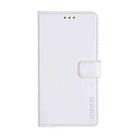 For Xiaomi Mi 11T idewei Crazy Horse Texture Leather Phone Case with Holder & Card Slots & Wallet(White) - 2
