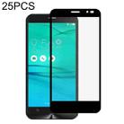 For Asus Zenfone Go ZB500KL 25 PCS Full Glue Full Cover Screen Protector Tempered Glass Film - 1