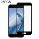 For Asus Zenfone 4 ZE554KL 25 PCS Full Glue Full Cover Screen Protector Tempered Glass Film - 1